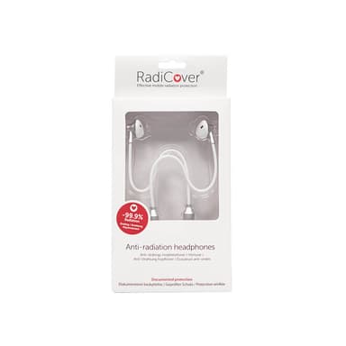 RADICOVER Strålningsskydd Hörlur Trådad In-Ear MIC Volume control