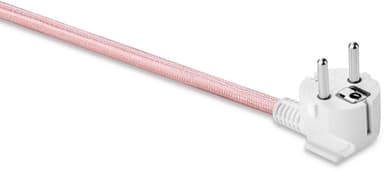 Limited Label Jordad förlängningskabel i textil, 3 meter, Rosa/Coral
