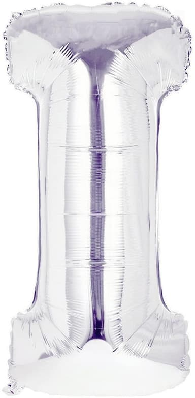 INF Bokstavsballong 53 cm, bokstav I - silver