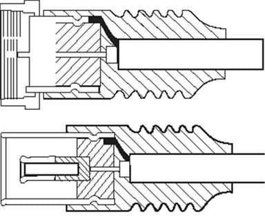 Goobay SAT/antenn-adapterkabel (<70 dB), dubbelskärmad