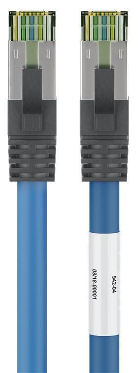 CAT 8.1 Patchkabel, S/FTP (PiMF), blå