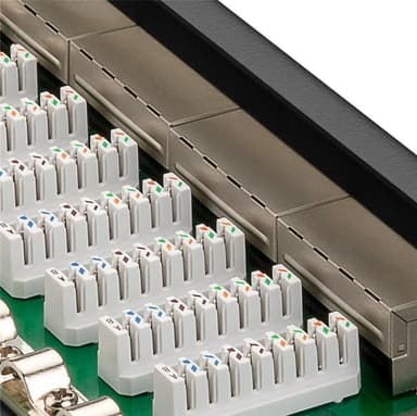 Goobay CAT 6 10-tums (25,4 cm) kopplingspanel, 12 portar