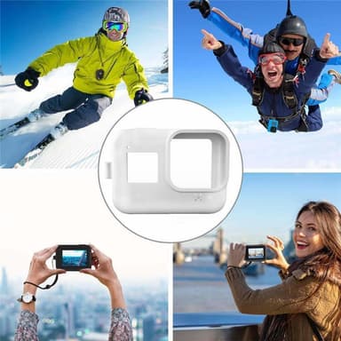 INF GoPro Hero 8 Black skal silikon Vit