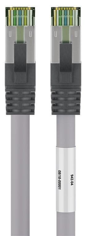 Goobay CAT 8.1 Patchkabel, S/FTP (PiMF), grå