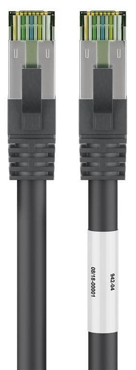 Goobay Patchkabel CAT 8.1, S/FTP (PiMF), svart
