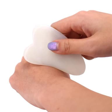 Gua Sha massagesten Jade Vit
