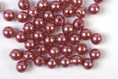 Plastpärlor 8mm 500g, Syren