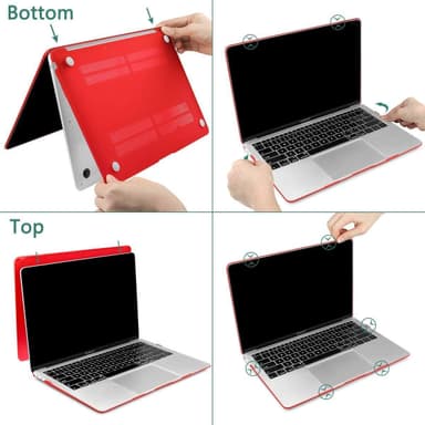 MacBook Air 13"" Skal PC Röd