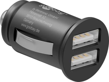 Goobay Dubbel USB-bilsladdare (15,5 W)