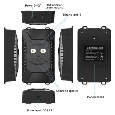 Bil Ultrasonic Mouse Repellent