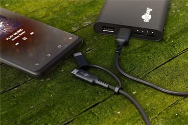 Goobay Laddnings- och synkroniseringskombinationskabel (med USB A till