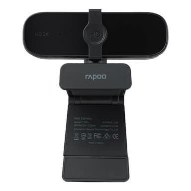 RAPOO Webcam XW2K Full HD 2K Svart
