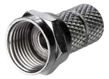 F-connector, male, 6.2mm RG59/antenna cable, screw mount, go
