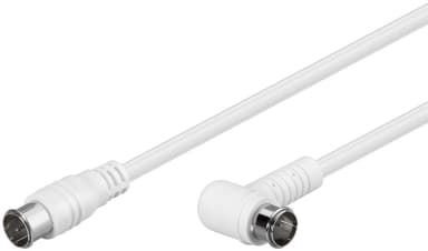 Goobay Vinklad SAT-antennkabel (80 dB), dubbelskärmad