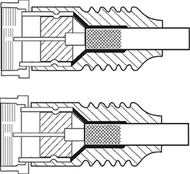 Répartiteur SAT Quadruple Goobay 67003 - 5MHz à 2500MHz - Passage CC - Blindage 100dB