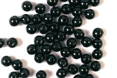 Plastpärlor 3mm 500g, Svart
