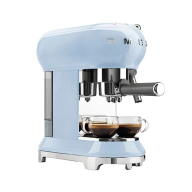 Smeg 50-talsstil Espressomaskin ECF01 (blå)