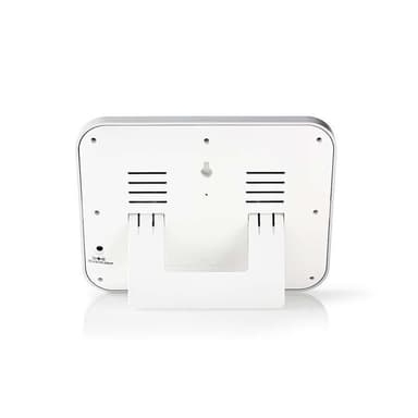 Nedis Väderstation | Inomhus & utomhus | Inklusive trådlös vädersensor | Väderprognos | Tidsdisplay | Färg LCD Display | Alarmklockfunktion