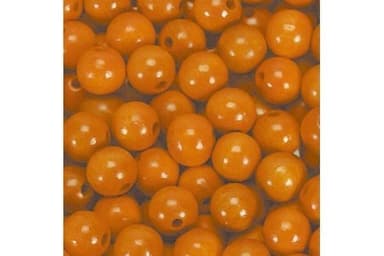 Träpärlor 5mm 1000 st, Orange