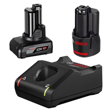 Bosch 1600A01NC9 12V 2,0Ah + 4,0Ah Batteri & Laddare