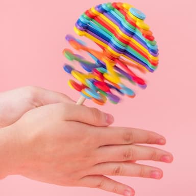 Lollipopter fidget snurrleksak