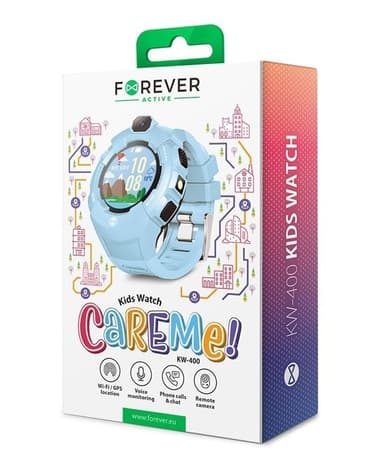 Forever Care Me KW-400 - GPS-Klocka för barn, Blå