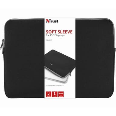 Trust Primo Soft Sleeve 13,3"" Black
