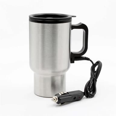Kaffemugg med 12v-adapter för bil