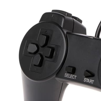 USB Handkontroll för PC, Svart (USB-701)