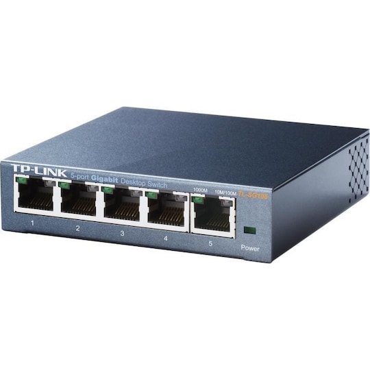 TP-Link, nätverksswitch, 5-ports 10/100/1000Mbps (TL-SG105)