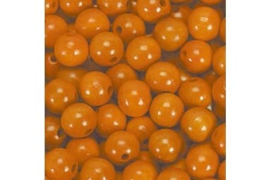 Träpärlor 5mm 1000 st, Orange