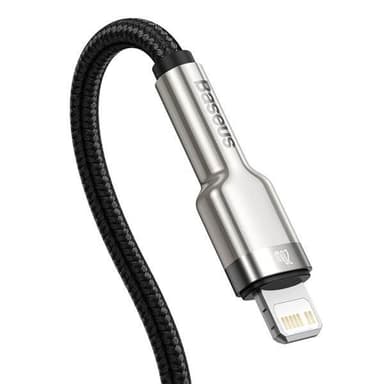 Baseus USB-C - Lightning 25cm 20W - svart