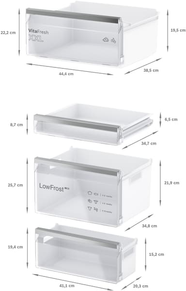 Bosch Serie 4 Kyl/Frys KIV86VSE0 (integrerad)