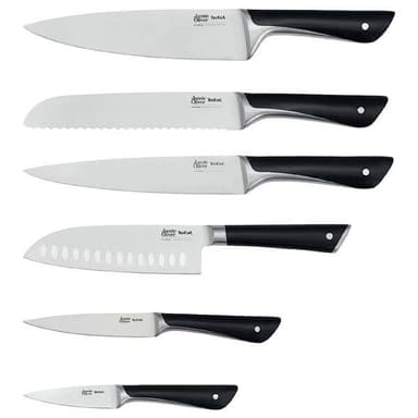 Tefal Jamie Oliver 6 Knivar med knivblock