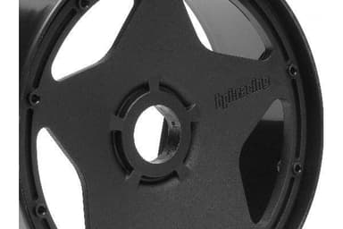 Super Star Wheel Black (120X60Mm/2Pcs)
