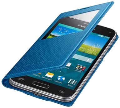 Samsung S View Flip Cover for Galaxy S5 mini (blå)