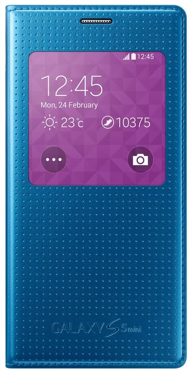 Samsung S View Flip Cover for Galaxy S5 mini (blå)