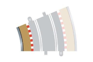 Scalextric Rad 3 inner borders & barriers (till C8204)