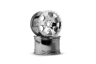 Warlock Wheel Chrome (83X56Mm/2Pcs)