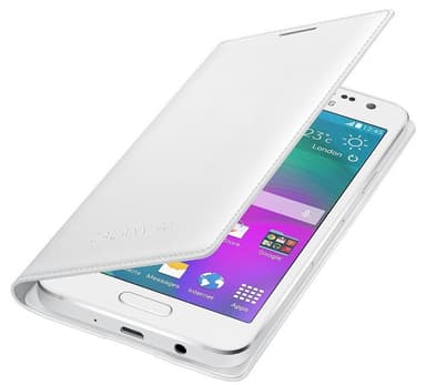 Samsung Flip Cover Fodral till Galaxy A3 (vit)