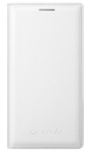 Samsung Flip Cover Fodral till Galaxy A3 (vit)