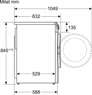 Bosch Serie 6 Tvättmaskin WGG144ZTSN (9kg)