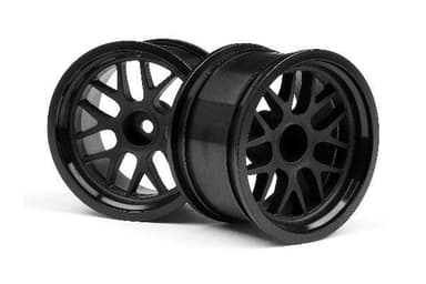 BBS Spoke Wheel 48X31mm Black (9mm Offset/2pcs)