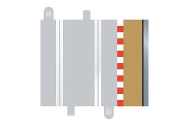 Scalextric Borders & Barriers - Half Straight (till C8207)
