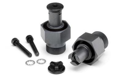 24Mm Hd Front Hex Hub (Gunmetal)