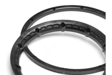 Heavy Duty Wheel Bead Lock Rings (Black/For 2 Whl)