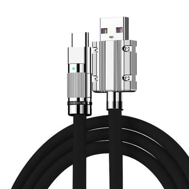 120W fet och förlängd Huawei Port Data Transfer Snabbladdningskabel Fl