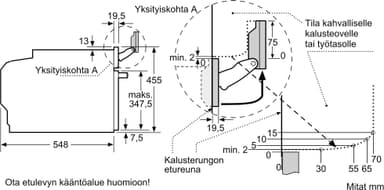 Bosch Serie 8 Kompakt Ångugn CSG958DB1 (Svart)
