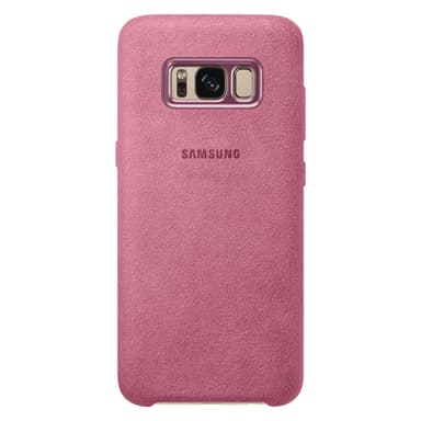 Samsung Galaxy S8 Alcantara fodral (rosa)
