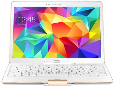 Samsung Book Cover Tangentbord Galaxy Tab S (vit)